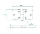 AAA - Stainless Steel Hinge 304