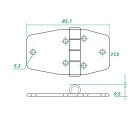 AAA - Stainless Steel Hinge 304