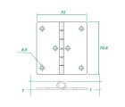 AAA - Stainless Steel Hinge 304