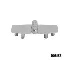 Hinge with Thread Shank M5 - AISI 304