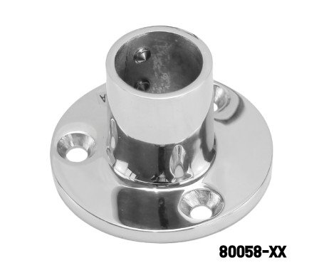 Round Base S.S., AISI 316 - 90 Degree