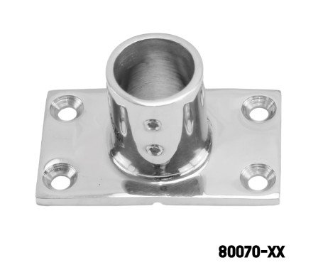 Rectangle Base S.S., AISI 316 - 90 Degree