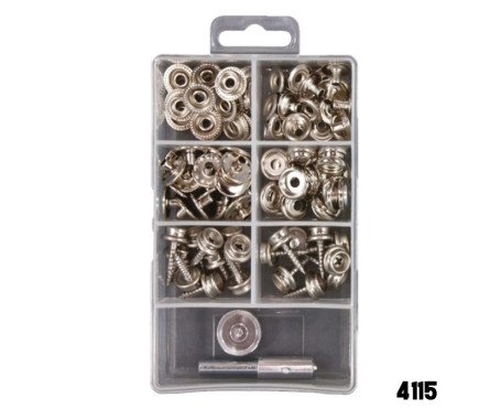 Canvas Fastner Snap Kit - 101 Pieces