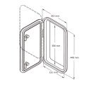CANSB - Hatch 180° (440mm x 315mm)